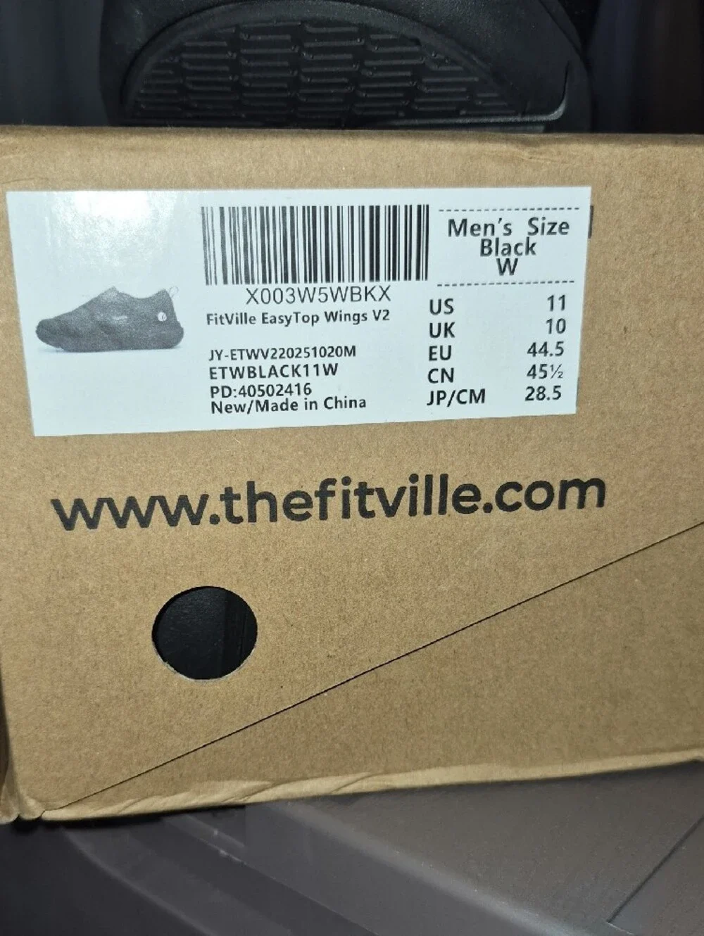 Men's Slip-On Athletic Shoe — Fitville New In Box Size 11